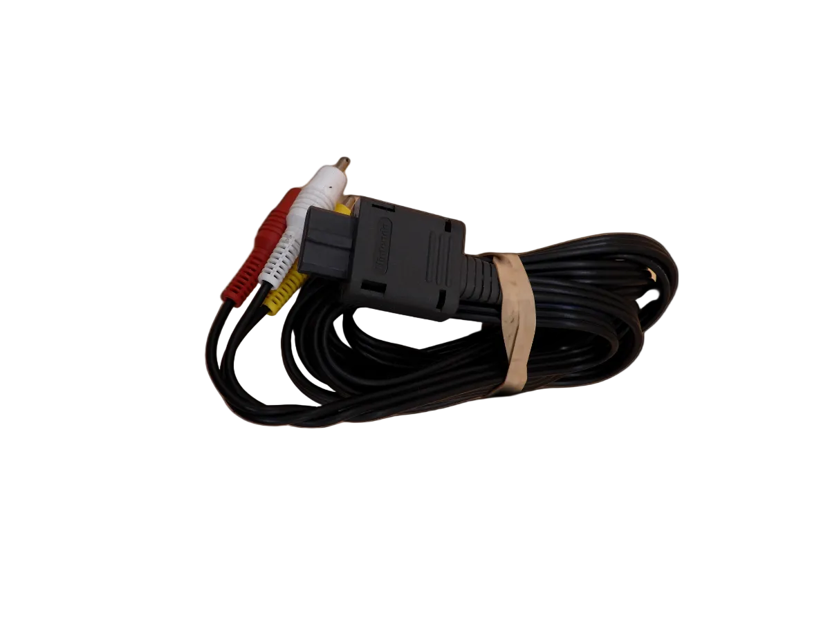 Nintendo Composite Av Cable Red White Yellow