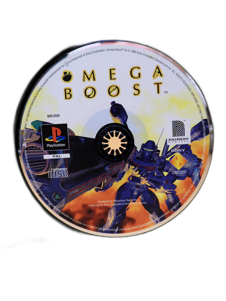 Omega Boost Playstation PS1 Game Sony