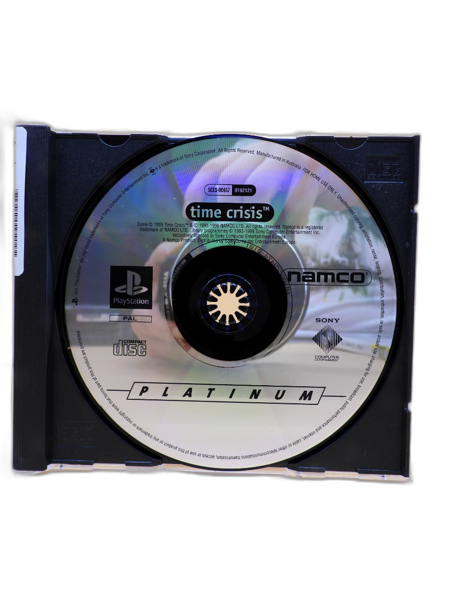 Time Crisis Platinum Playstation PS1 Pal Namco Game