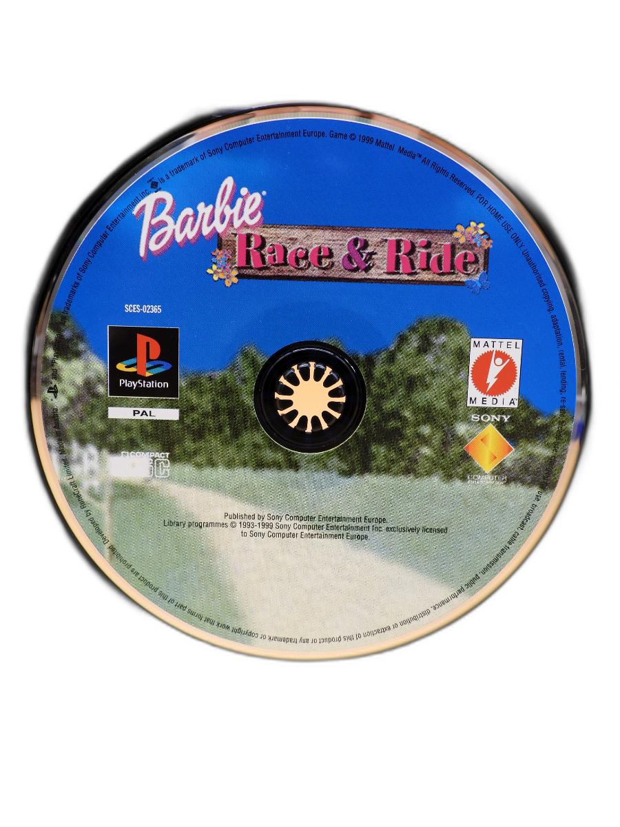 Barbie Race & Ride PlayStation 1 Pal Mattel Game