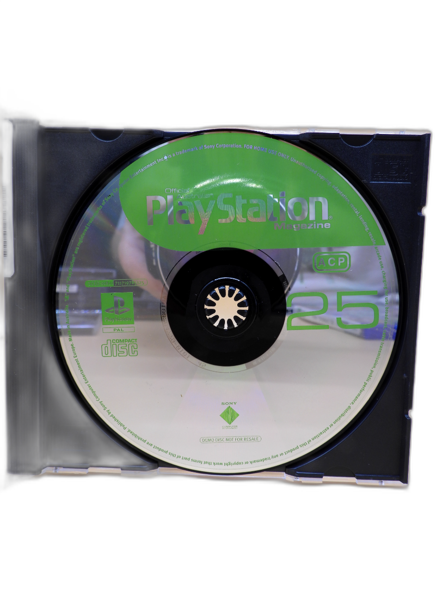 Official Australian Playstation Magazine 25 Demo Disc Sony Game