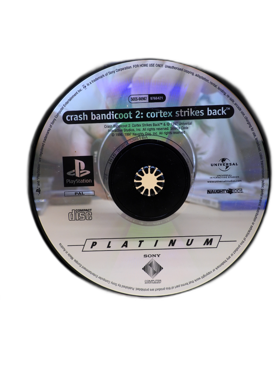 Crash Bandicoot 2 Cortex Strikes Back PS1 Sony PlayStation Game