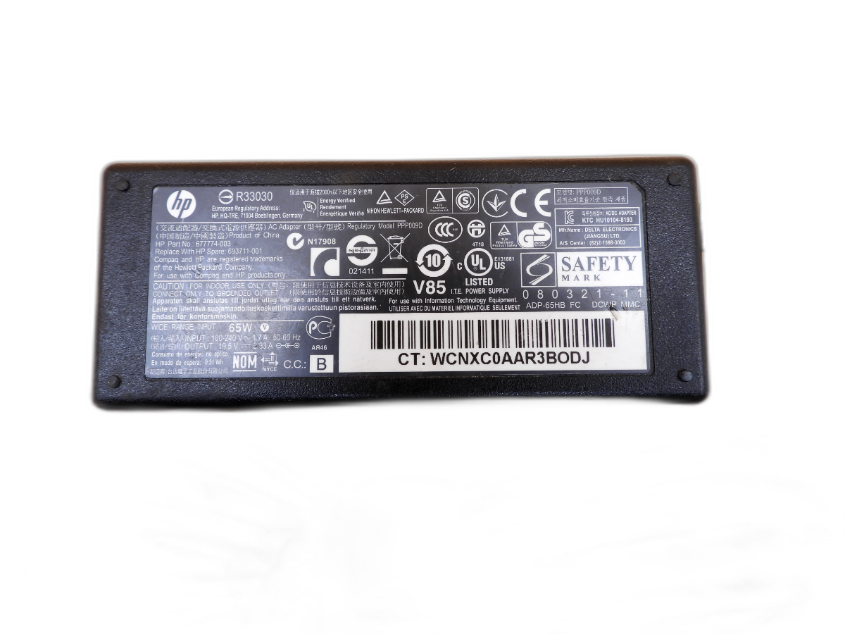Hp Ppp009d Laptop Ac Adapter 19.5v 3.33a