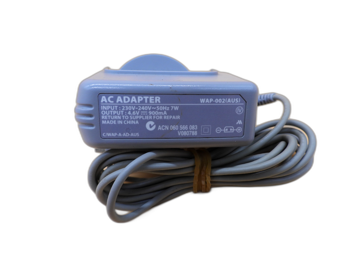 Nintendo 3ds Ac Adapter Wap 002 Aus GameCube Game