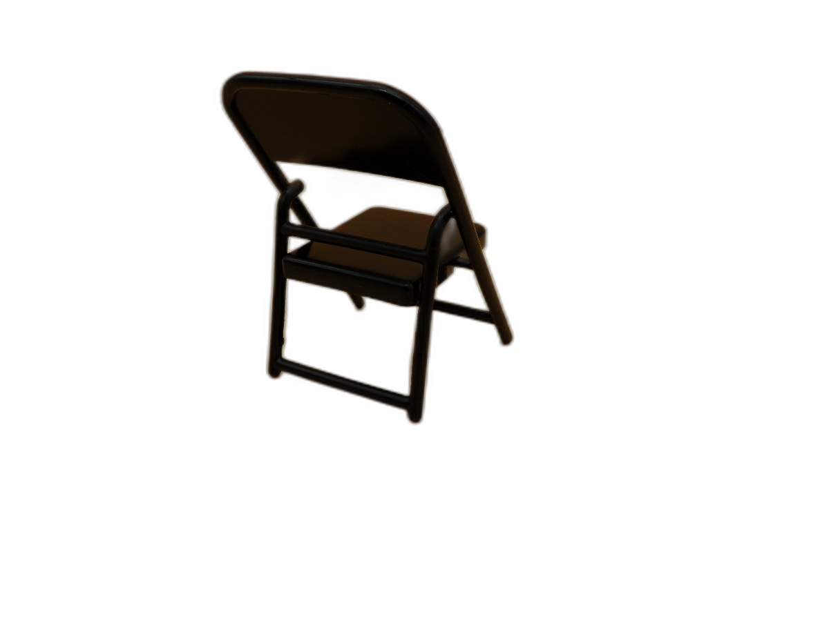 Wwf / Wwe Miniature Black Folding Chair