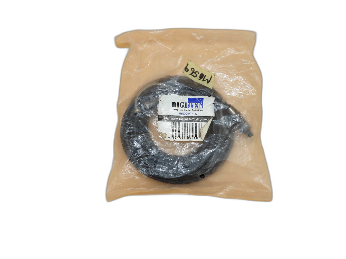 Digitek 5m Toslink Optical Audio Cable