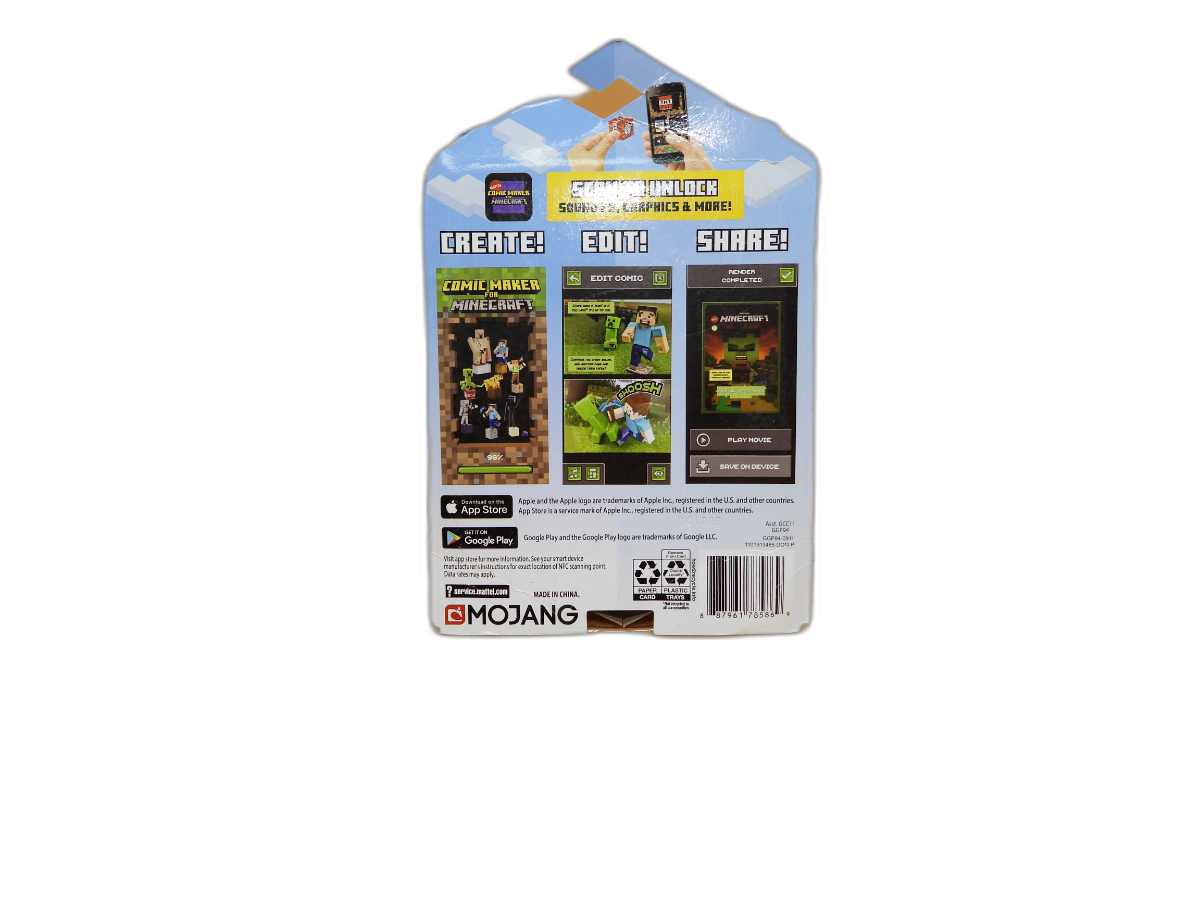 Mattel Minecraft Pig Figure 3" Toy
