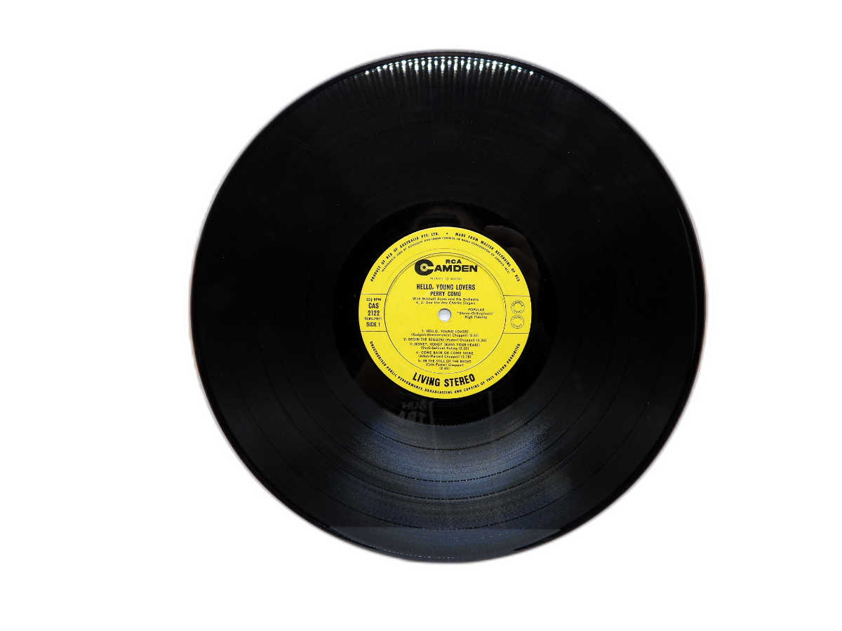Perry Como Hello Young Lovers Vinyl Record Lp Rca Camden Cas 2122