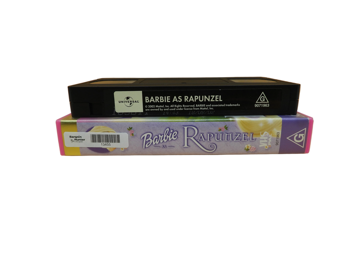 Barbie As Rapunzel Vhs Tape 2002 Universal
