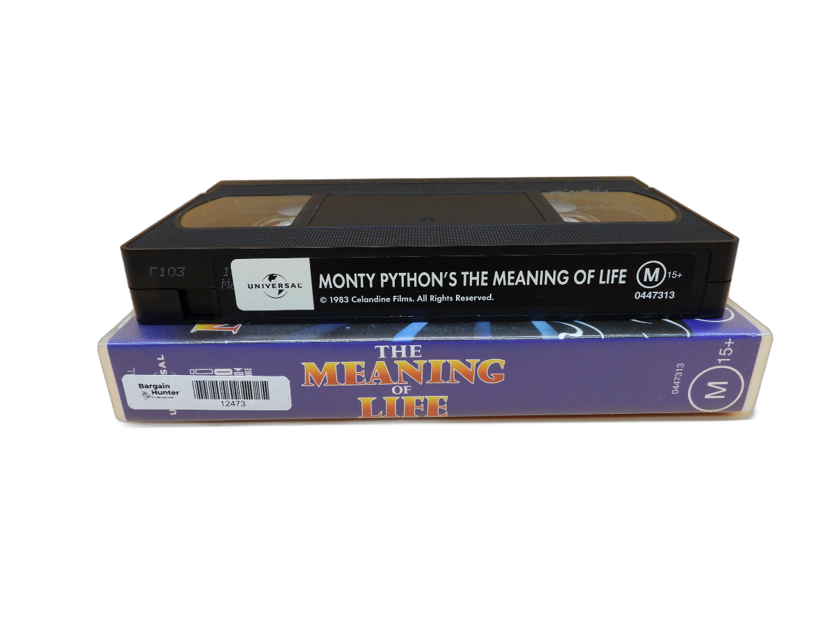 Monty Python the Meaning of Life Vhs Tape Universal