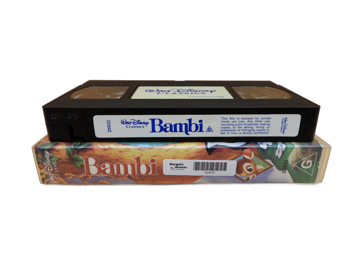 Bambi Walt Disney Classics Vhs Tape