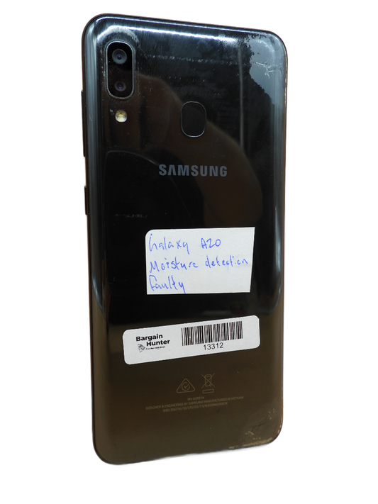 Samsung Galaxy A20 Smartphone CRACKED SCREEN PARTS ONLY