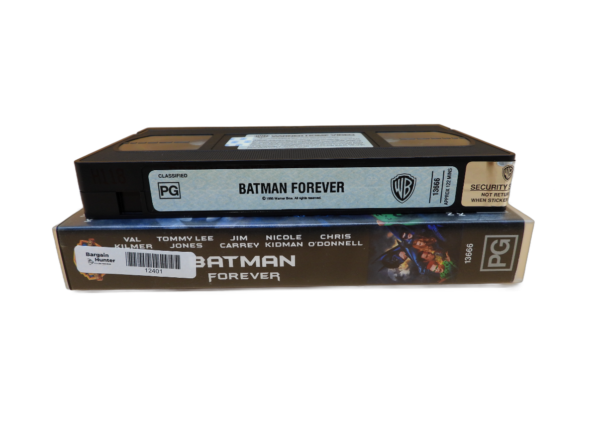 Batman Forever 1995 Vhs Tape Warner Bros.