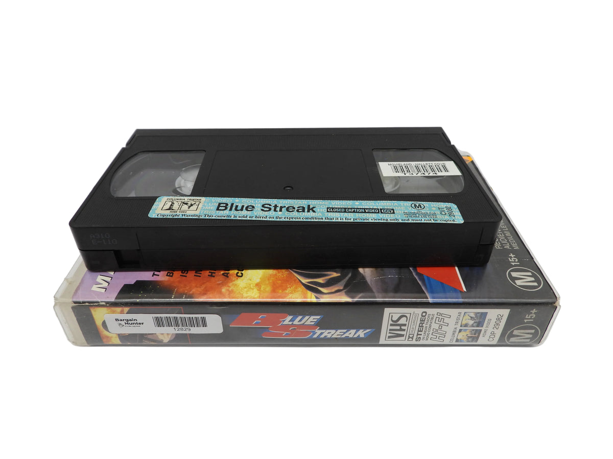 Blue Streak Vhs Tape 1999 Action Comedy Martin Lawrence Columbia Tristar