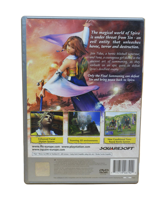 Final Fantasy X PlayStation 2 Rpg Platinum Squaresoft Game