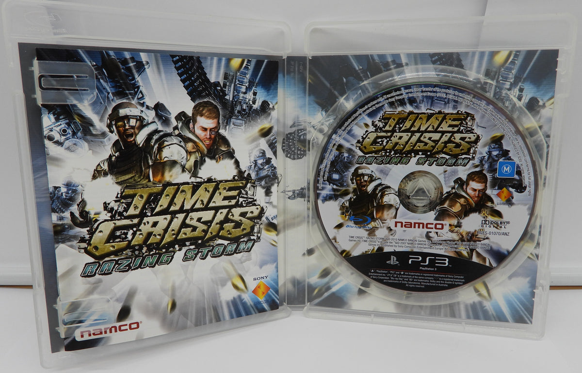 Time Crisis Razing Storm PS3 Playstation Move Namco Game