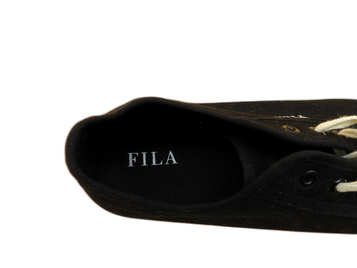 Fila Heritage 1911 Black Canvas Sneakers