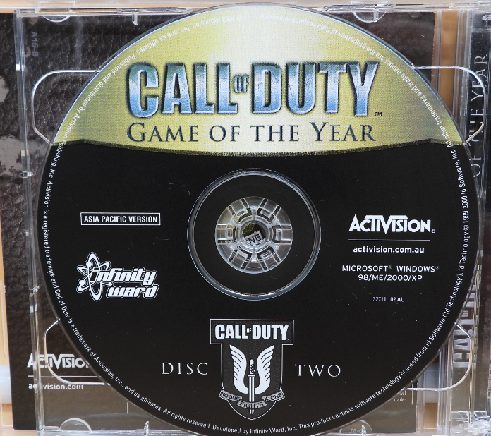 Call of Duty Game of the Year Edition Pc Cd Rom Activision