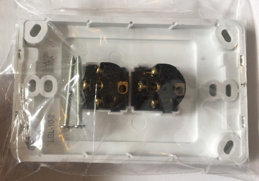 FND Electric two gang light switch wall switch 10 pack + freepost