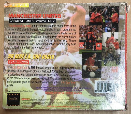 232 Manchester United Greatest Games Vol 1 & 2 50 Best F.A Cup Goals