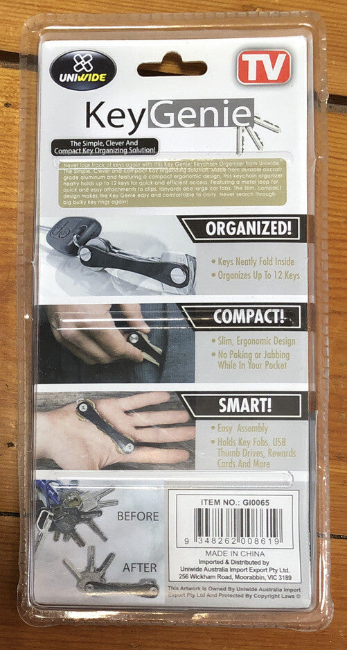 Key Genie As Seen On TV Brand New Sealed Hold Up To 12 Keys