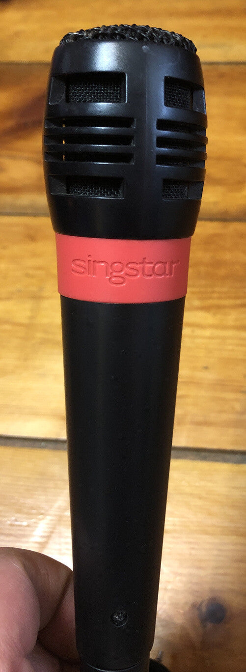 Singstar Wired Microphone Replacement Red Colour PS2/3/4