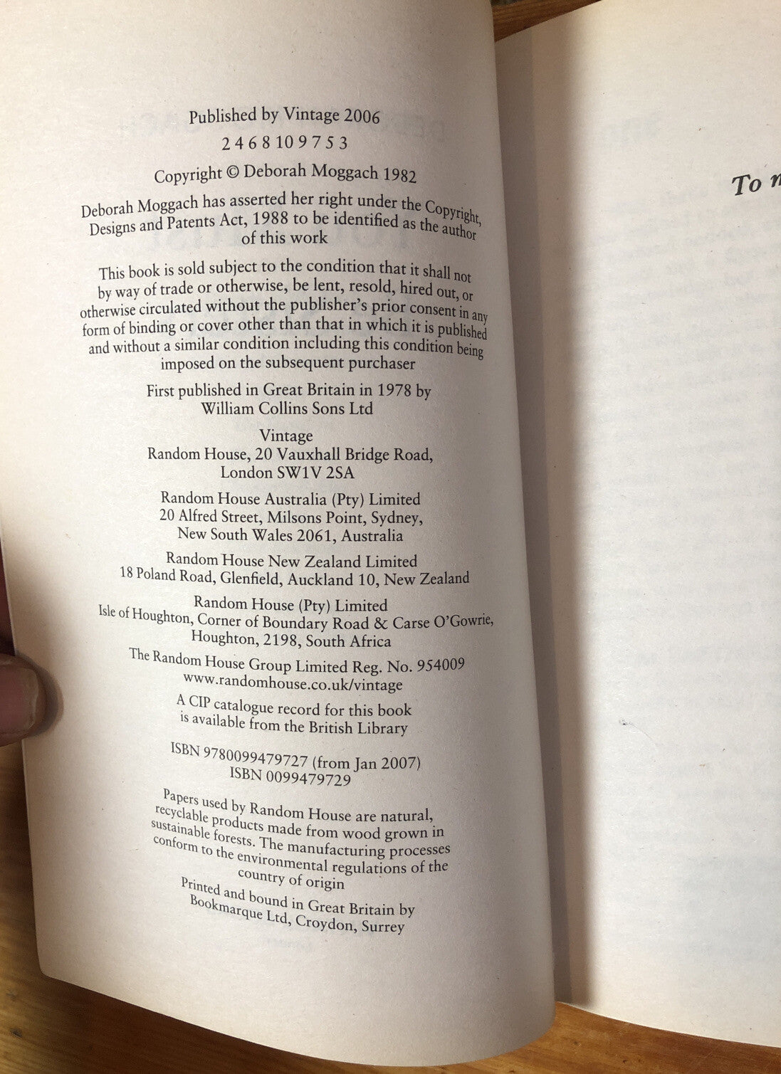 You Must Be Sisters Deborah Moggach In Good Condition