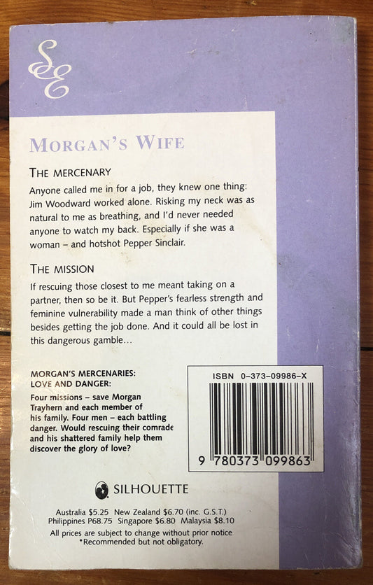 Morgan's Wife Jackie Merritt Silhouette In ok Condition