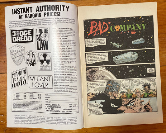 Bad Company 14 1989 Comics Vintage Collectable OK Condition