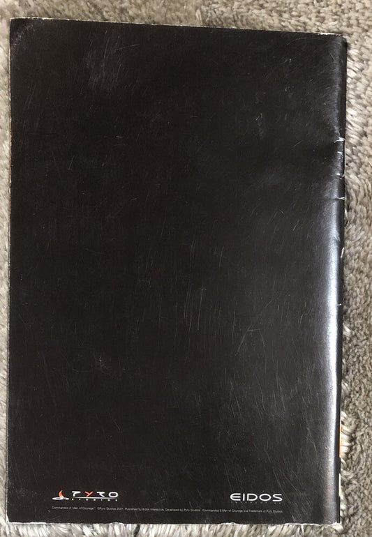 Commandos 2 Men Of Courage Original Game Instruction Booklet