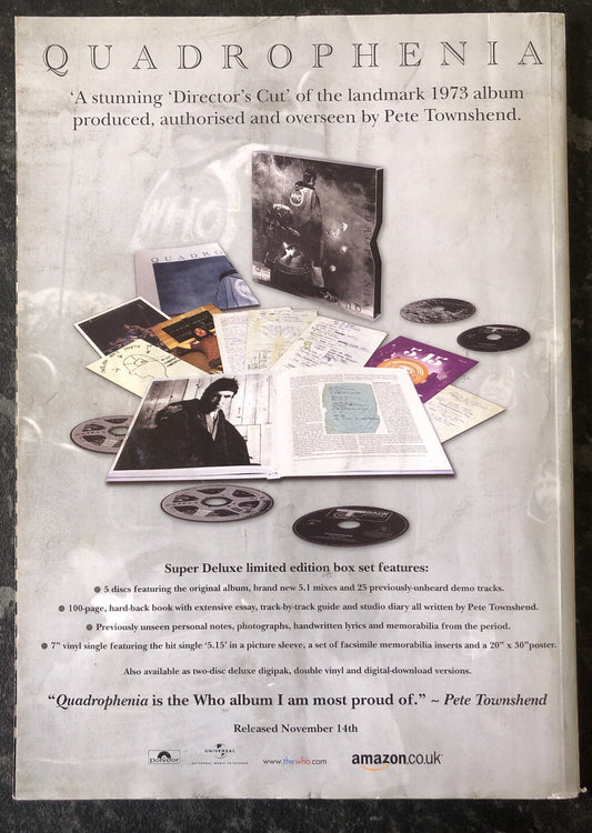 Uncut Movie and Music Magazine 175 December 2011 In Good Vintage Condition