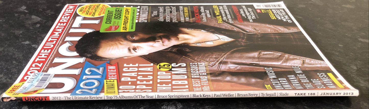 Uncut Movie and Music Magazine 188 January 2013 In Good Vintage Condition