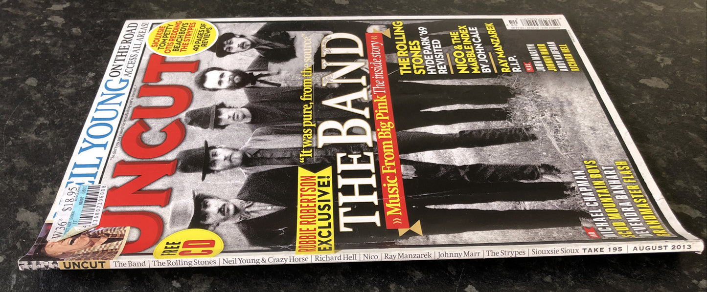 Uncut Movie and Music Magazine 195 August 2013 In Good Vintage Condition