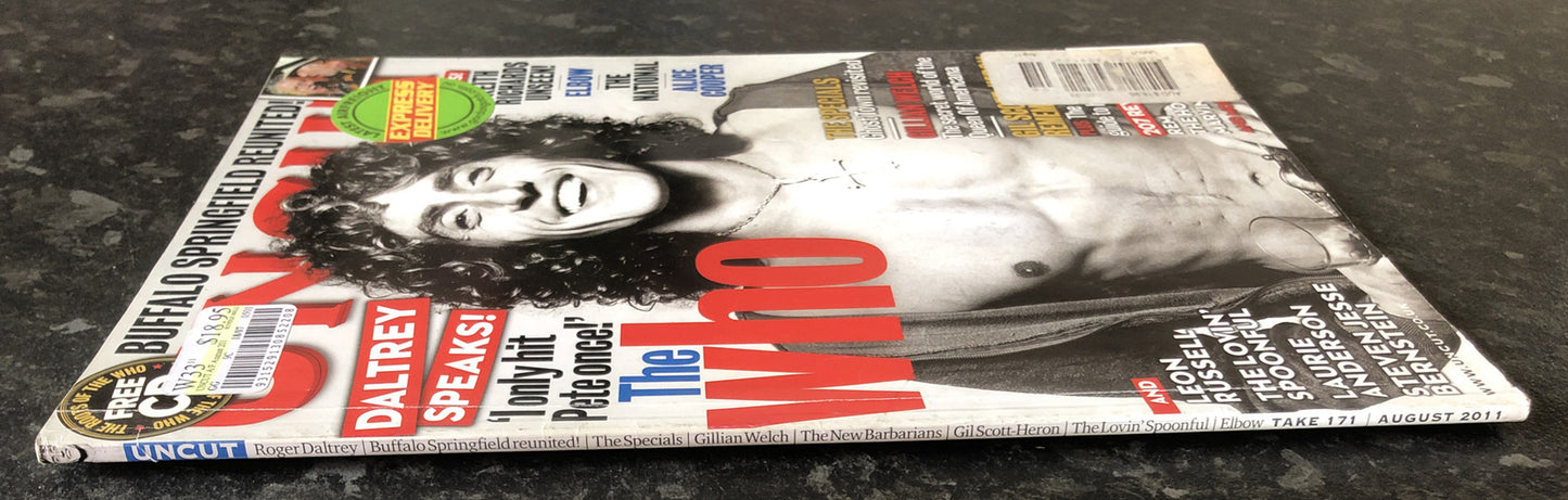 Uncut Movie and Music Magazine 171 August 2011 In Good Vintage Condition