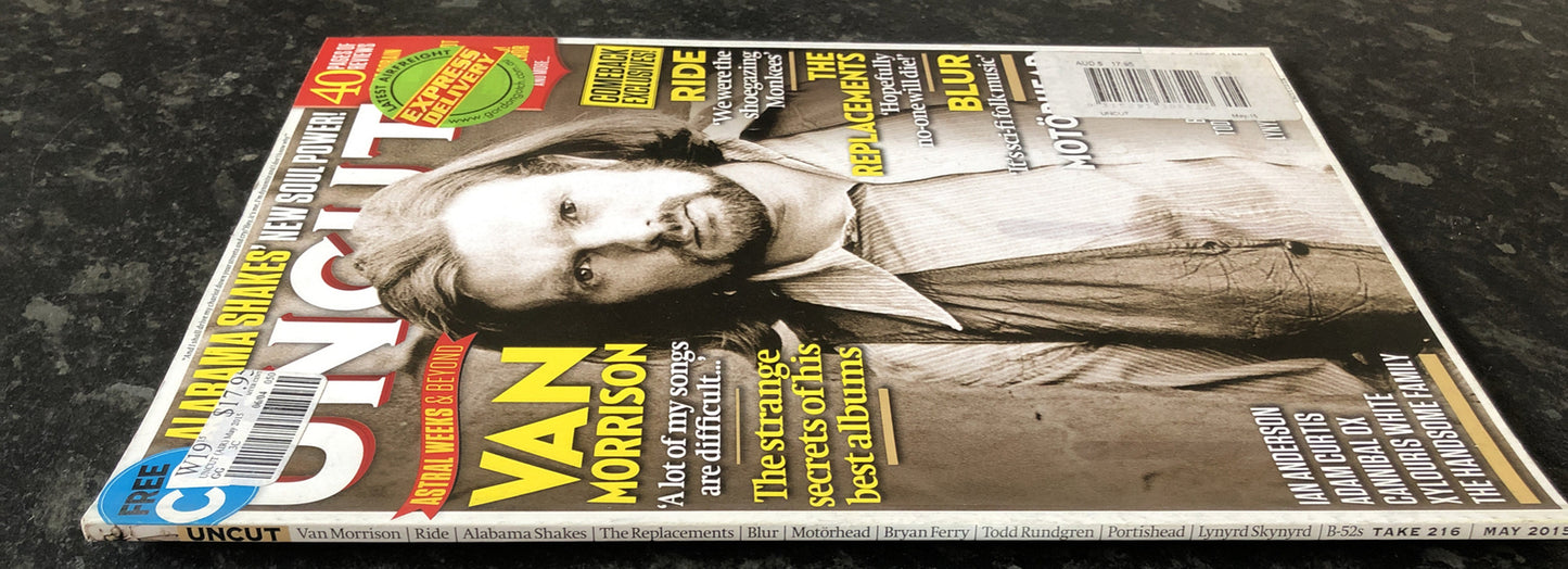 Uncut Movie and Music Magazine 216 May 2015 In Good Vintage Condition