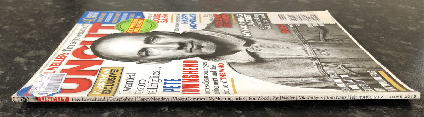 Uncut Movie and Music Magazine 217 June 2015 In Good Vintage Condition