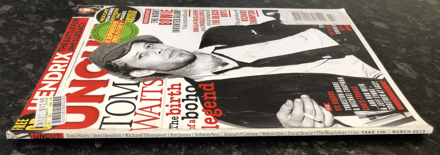 Uncut Movie and Music Magazine 190 March 2013 In Ok Vintage Condition