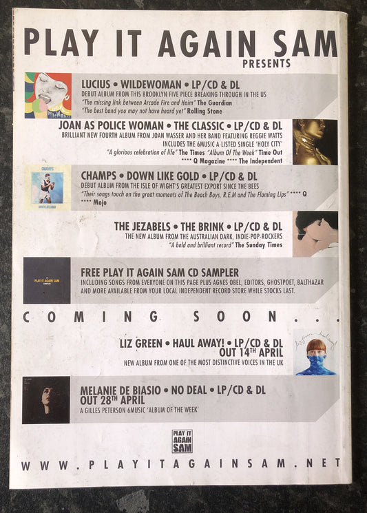 Uncut Movie and Music Magazine 204 May 2014 In Good Vintage Condition