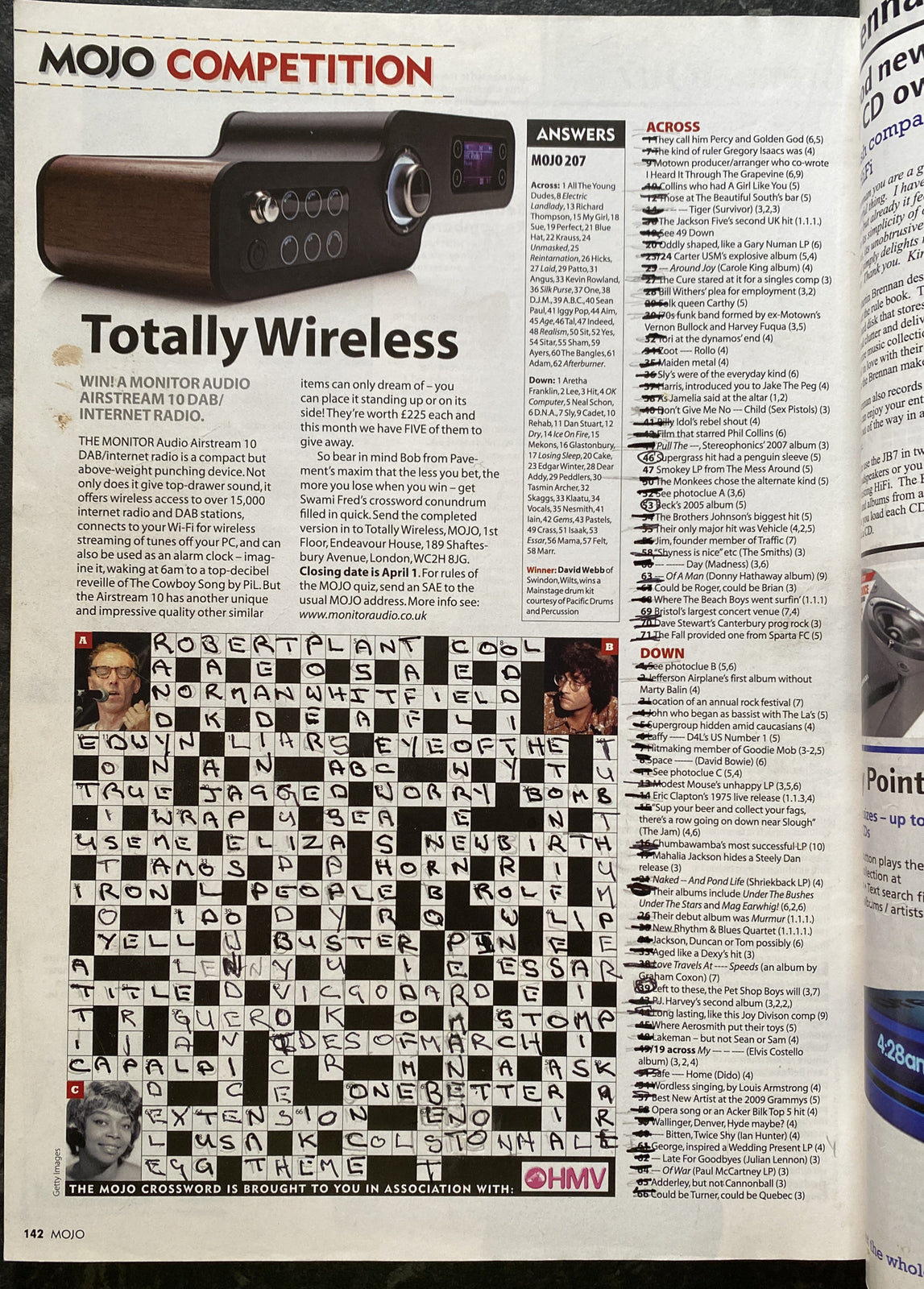 Mojo 209 April 2011 In Good Vintage Condition Magazine