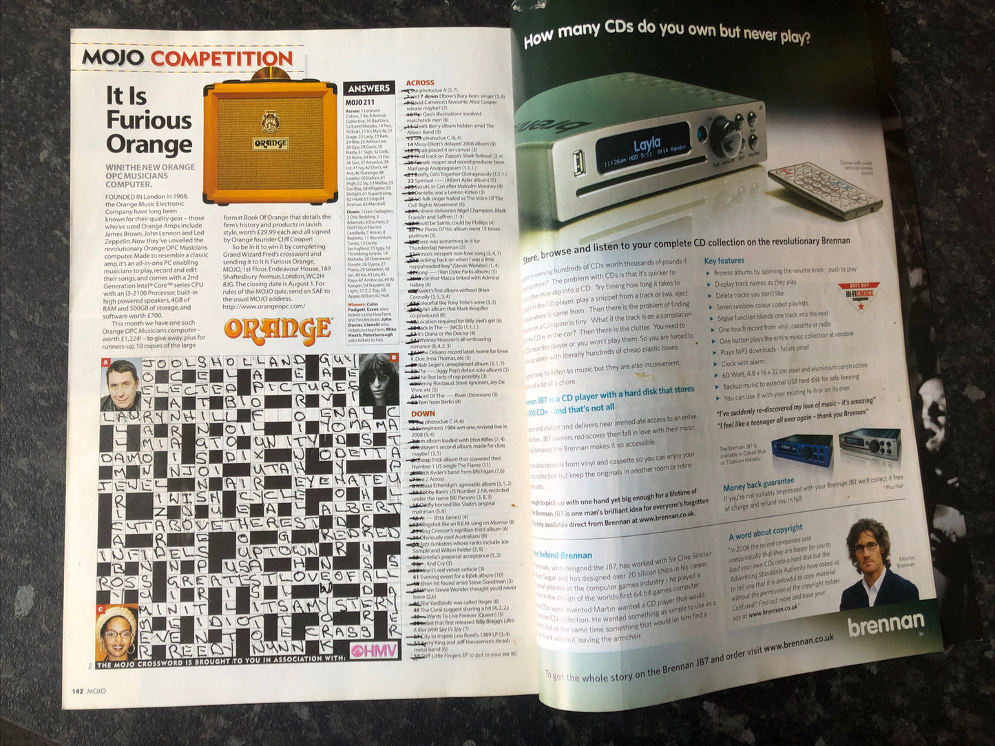 Mojo 213 August 2011 In Good Vintage Condition Magazine