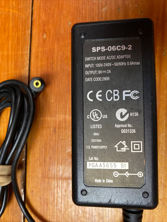 AC Adapter Computor Cable/Cord Power Supply Charger Model: SPS-06C9-2