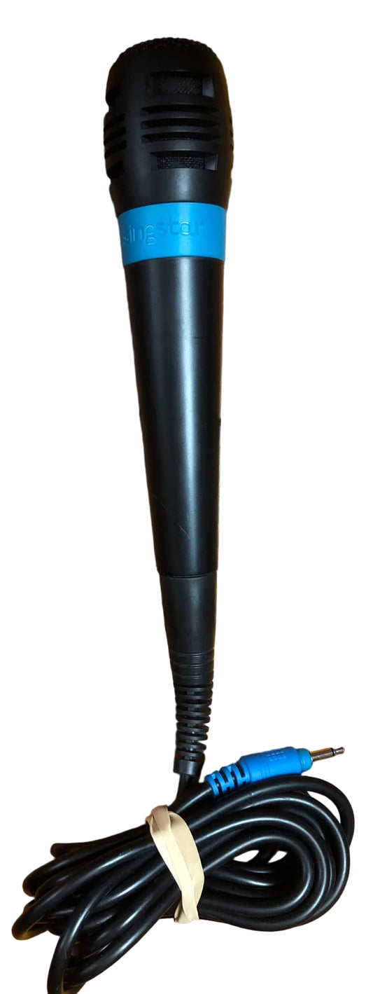 Singstar Wired Microphone Replacement Blue Colour PS2/3/4