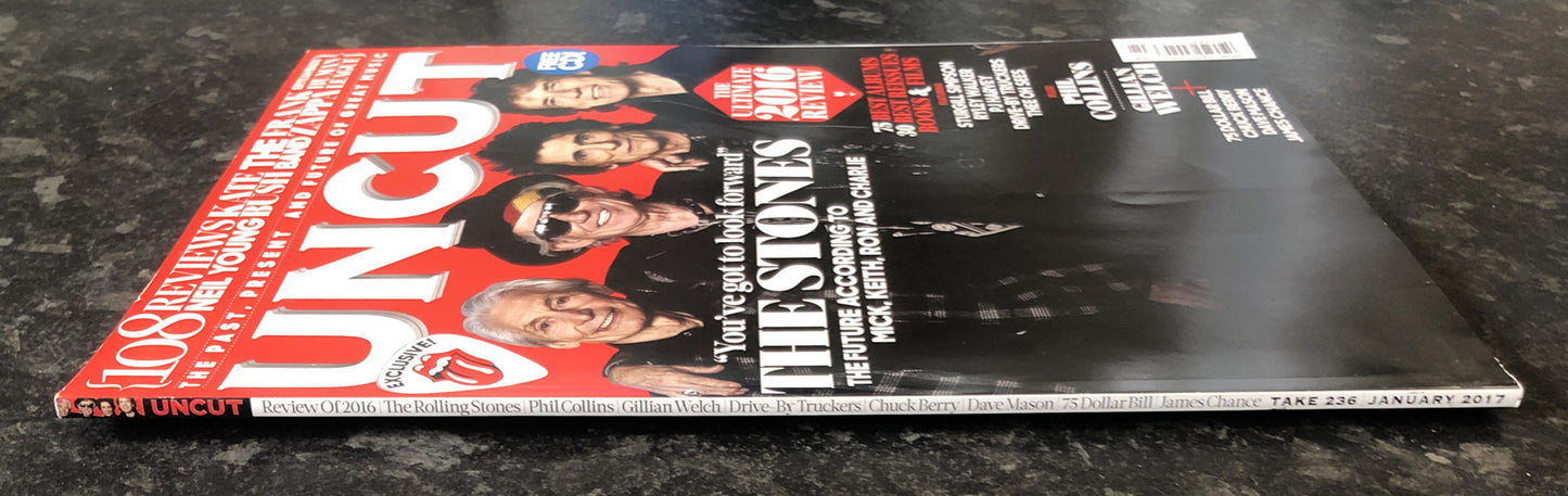 UNCUT MAGAZINE - #236 - JANUARY 2017 - THE STONES - PHIL COLLINS - CHUCK BERRY