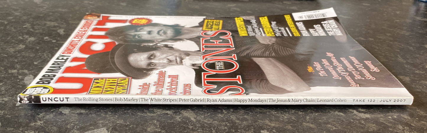 ROLLING STONES UNCUT #122 MAGAZINE JULY 2007 ROLLING STONES COVER WITH FEATURE