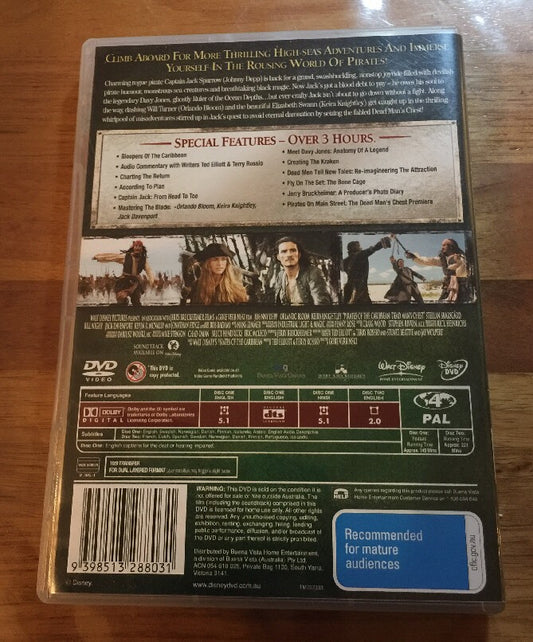Pirate Of The Caribbean Dead Man's Chest Not Dvd Sealed + free post AUS SELLER