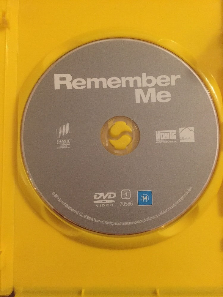Remember Me Movie - Not Sealed Dvd + Free Post Aus seller
