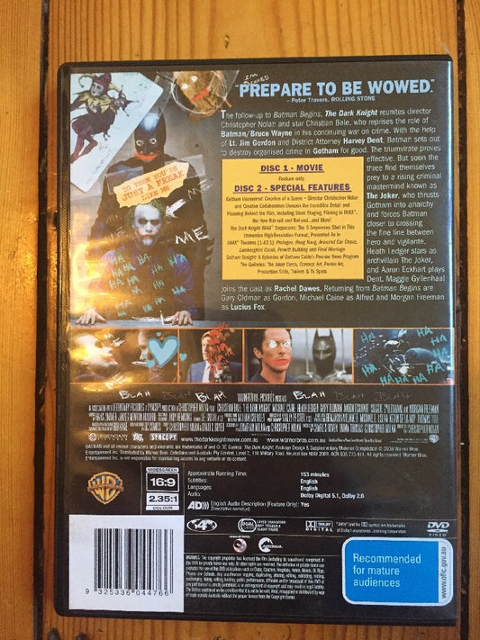 The Dark Knight 2 Discs Special Edition DVD
