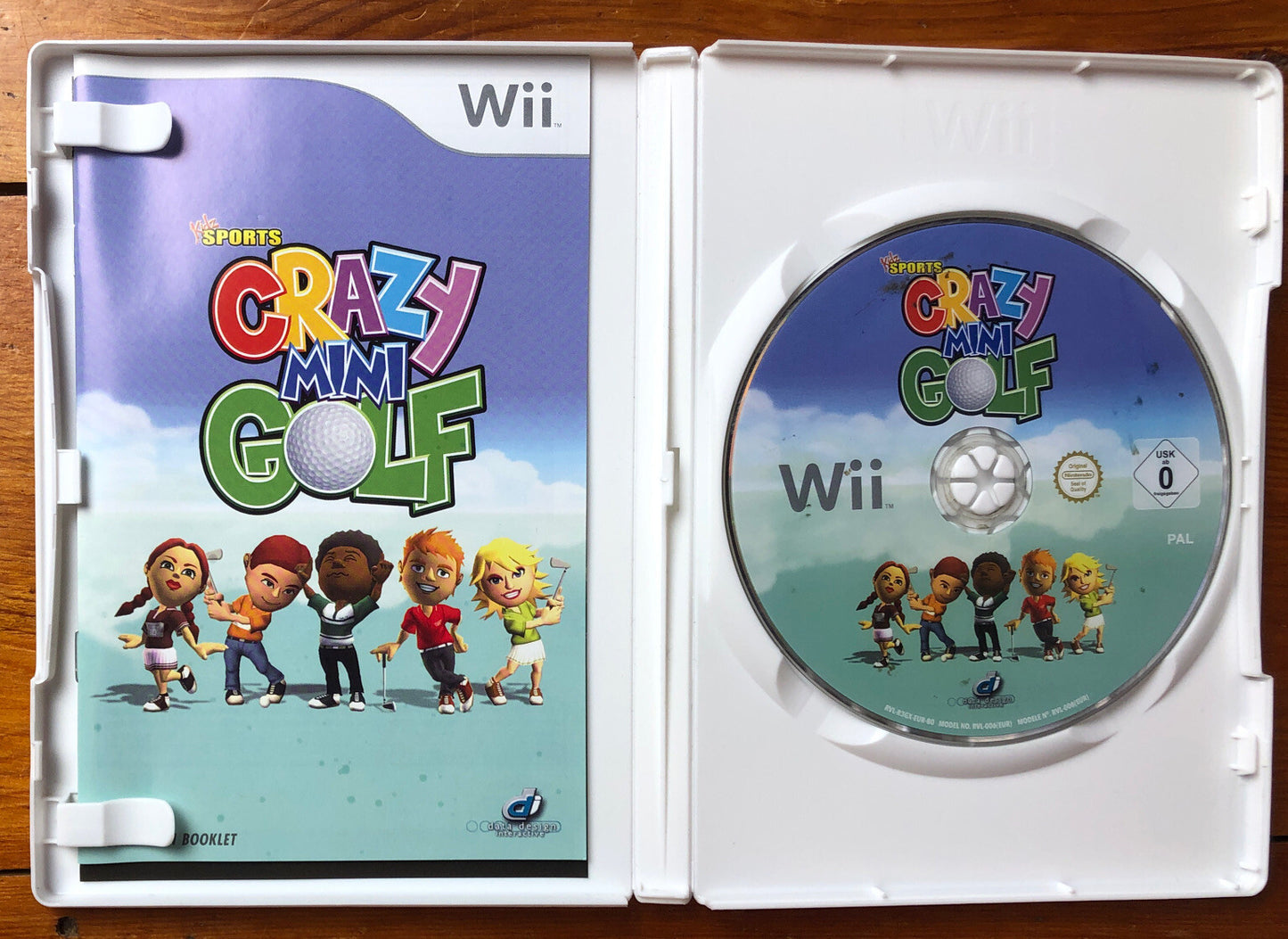 2142 Crazy Mini Golf Nintendo Wii PAL Complete Game