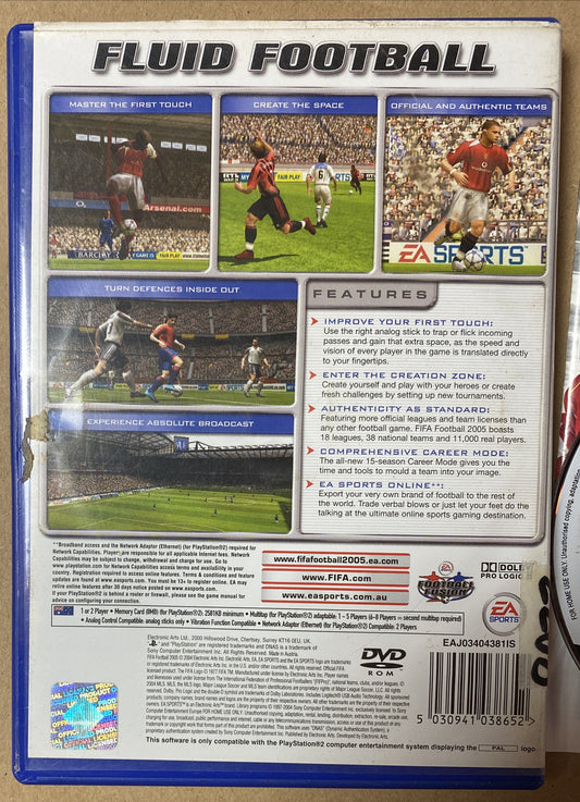 2288 EA Sports Fifa Football 2005 Playstation 2/PS2 Complete Game