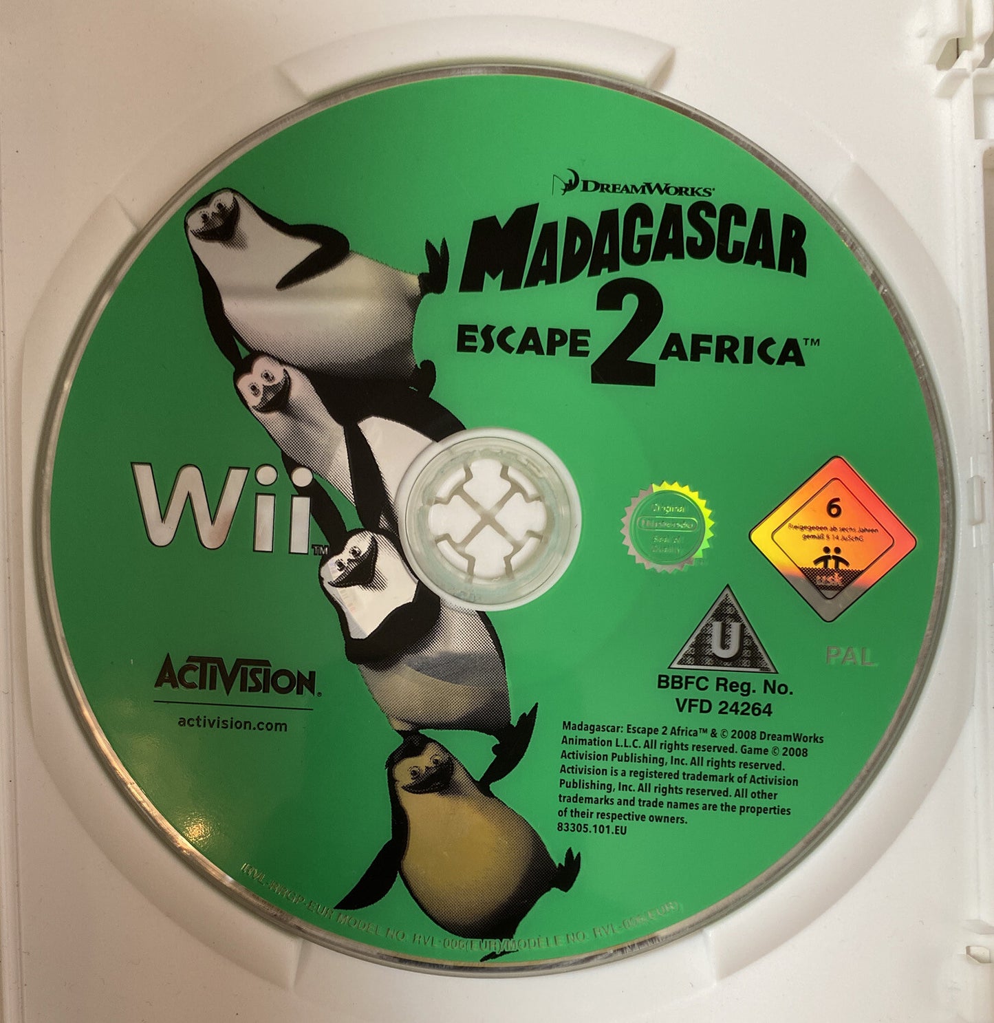 2148 Madagascar Escape 2 Africa Nintendo Wii InComplete Game